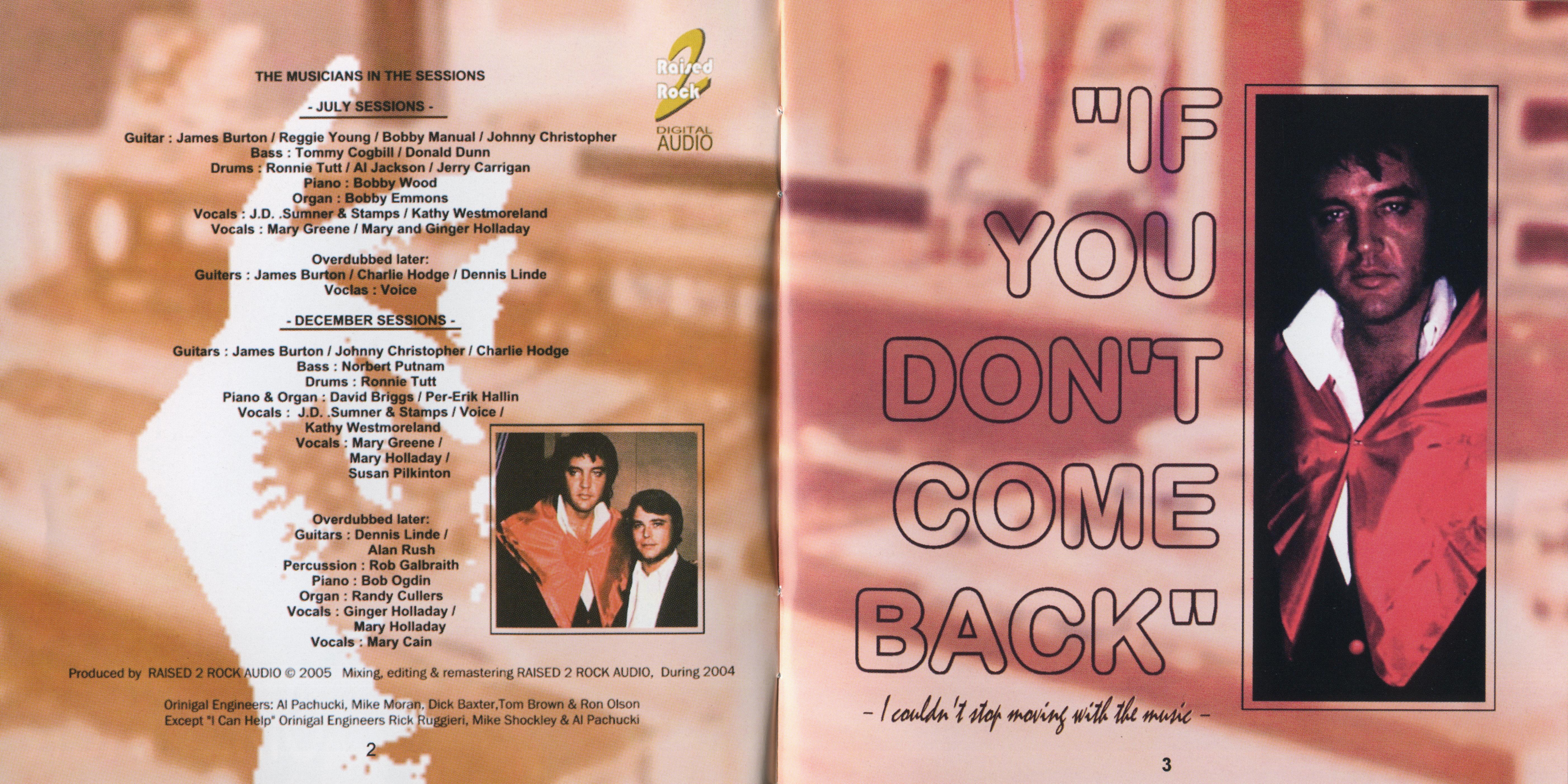 Elvis Presley  If You Dont Come Back : Booklet1